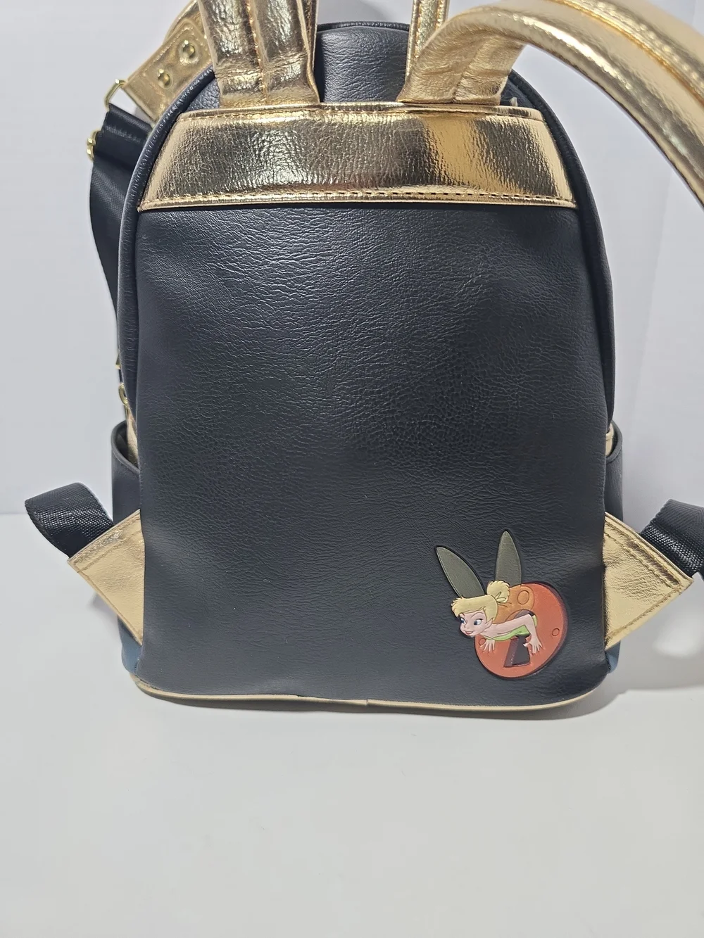 Loungefly Disney Tinker Bell Black Mini Backpack Lights Up